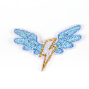 Creative Embroidery Iron on <b>Flash</b> lightning Patches for Clothing - Product Image 6