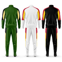 HEALY Survêtement de football pour homme de qualité supérieure, veste de survêtement à fermeture éclair intégrale, ensembles de survêtements de club de football, uniformes d'entraînement personnalisés à séchage rapide