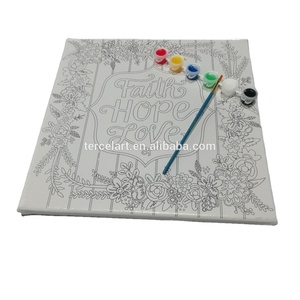 Tercel chất lượng tốt chuyên nghiệp vẽ sơn nghệ thuật thiết lập cho trẻ em trẻ em trường gỗ nghệ thuật Thiết lập trường hợp hộp sơn Bộ - Product Image 5