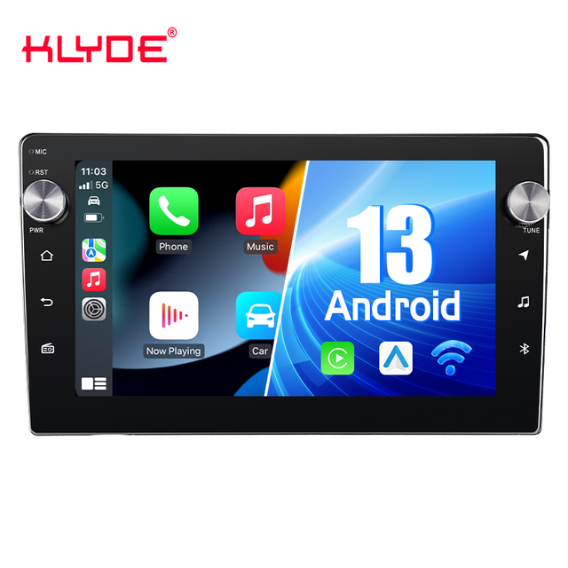KLYDE KD-9157 Universal 9 10 Inch Touch Screen Auto GPS Navigation  CarPlay Android 13 Car Radio  2K Screen Car Stereo