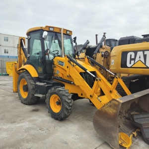 JCB 3CX <b>Wheel</b> Loader with Standard Bucket Engine Gearbox Pump & Motor-Yellow Construction Equipment - Product Image 1