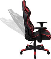 Chaise de jeu de course de haute qualité Chaise de jeu en cuir PU avec repose-pieds Vente en gros