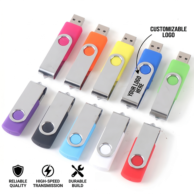 Hot Selling Wholesale Custom Logo USB 2.0 Flash Drive New Design 16GB 32GB 64GB 128GB USB Stick Housing for Promotion