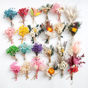 Arreglo de Flores Secas Artístico Inspirado en el Bosque, Hecho a Mano, Personalizado, con Vetas de Hoja, Multicolor, Decorativo, para Regalo, <span class=keywords><strong>Flor</strong></span> Preservada - Product Image 6
