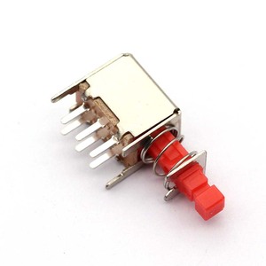 Straight Key Switch A03 Self-Locking with <strong>Spring</strong> Double Row 6Pin Piano <strong>Push</strong> <strong>Button</strong> Switch PS-22F02 - Product Image 3