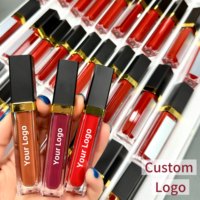 Rouge à lèvres liquide mat longue tenue, imperméable, vegan, avec logo personnalisé, SPF et peptides, marque privée OEM/ODM.