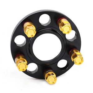 Car Wheel <b>Spacer</b> 5x112 M14x1.5 Black Aluminum Alloy For Audi Volkswagen Retrofit Upgrade - Product Image 4