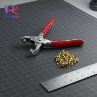 Meilleures ventes Jeu de pinces à œillets 4mm-Outil de poinçonnage à œillets avec œillets en métal gratuits