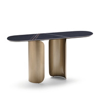 Foshan New Rock Designer Console Table lumineuse porte de luxe pour Villa moderne Simple pour salle de sport école mur fin vue terrasse hôtel