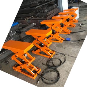 Meja Angkat Gunting Elektrik 500kg, Truk Platform Hidrolik Mobile untuk Pemuatan dan Perawatan di Gudang Pabrik - Product Image 6