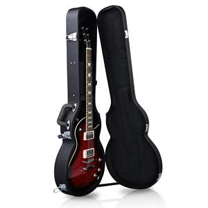 Black Fine Wooden Electric <b>Guitar</b> Case with Lock Key-High Quality Hard Case Durable Design Secure Fit Made in China - Product Image 2