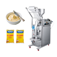 Machine à emballer les paquets de sauce salade mayonnaise Remplissage horizontal automatique Emballage Sachets en papier plastique sachets