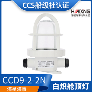 ไฟโดมห้องโดยสารแบบหลอดไส้ Haixing Marine รุ่น CCD9-2-2N 220V 60W ได้รับการรับรองมาตรฐาน CCS โคมไฟกันน้ำ - Product Image 5