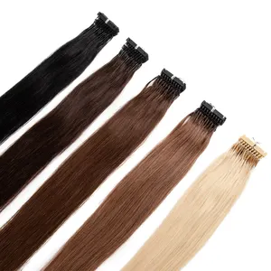 Braziliaanse 100% Natuurlijke Virgin Cuticle Uitgelijnd Vietnamese Vendor Cambodjaanse Gereedschap Rauwe Indian Human 6D Hair Extensions