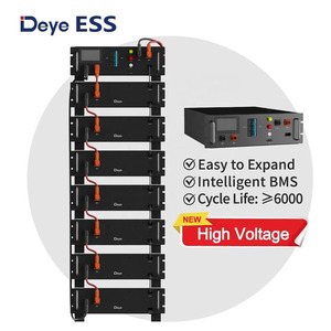 Batteries au lithium Deye de haute qualité BOS-W montées sur rack LiFePO4 haute tension 100Ah 5,12 kWh 25 kWh 40 kWh 87 kWh Batterie solaire - Product Image 2