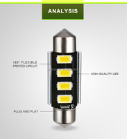 JIACHI CANBUS C5W C10W LED-Lampe Girlanden leuchte 31mm 36mm 39mm 42mm Kennzeichen lampe Innen kuppel Lese lampe für Auto
