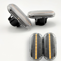 Feux de position latéraux à LED dynamiques à flux de lumière pour Renault Clio 1 2 KANGOO MEGANE pour Dacia Duster pour Opel pour Nissan