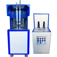 Machine de fabrication de bouteilles en plastique semi-automatique, 6x2 cavités