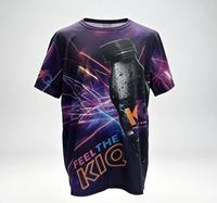 T-shirt imprimé tendance motif néon laser cool séchage rapide respirant manches courtes décontracté streetwear jeune homme quotidien soirée