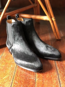 Bottines Chelsea en crin de cheval Cie pour hommes, classiques, à taille cintrée/à taille biseautée - Product Image 1