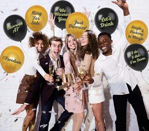 Mujeres divorciadas AF Decor Boy Bye Felicia Goodbye Party Single Party I Do. Lo hice. Globo de suministros para fiestas de despedida - Product Image 4