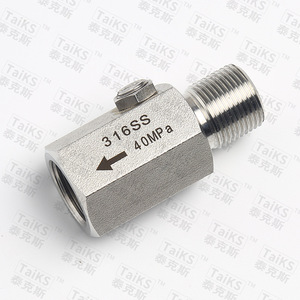 เกจวัดแรงดันดิจิตอลสแตนเลสขนาด 100 มม. พร้อมวาล์วลดแรงกระแทกแบบดิจิตอล - Product Image 1