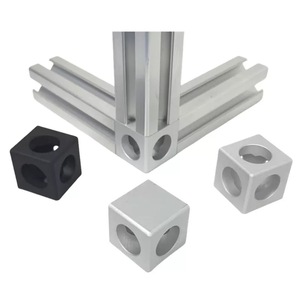 Tùy chỉnh nhôm CNC gia công phần 3 cách Cube nối mở chùm khung góc cho nhôm đùn hồ sơ - Product Image 5