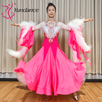 Robe de danse de salon pour femmes adultes Yundance B-26091, élégante, pour compétition internationale standard, sur mesure OEM