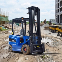 Forklift Listrik Baiyijie 2.5 Ton, Forklift Pertanian CPCD30 CPCD50, Baterai Lithium CPD30 CPD50, Truk Forklift Hidrolik