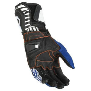 Gants en cuir MACNA GT - Couleurs blanc/bleu/noir pour hommes, utilisation 4 saisons - Product Image 2