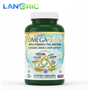 Gélules d'huile de poisson halal OEM, capsules de morue végétaliennes Oméga-<span class=keywords><strong>3</strong></span> 6 9 3600, compléments alimentaires naturels EPA DHA, gélules d'huile de poisson Oméga <span class=keywords><strong>3</strong></span> - Product Image 2