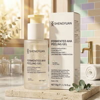 Gel Peeling Fermenté AHA Marque Blanche, Gel Hydratant Doux pour Polissage de Surface, Post-Routine de Soin de la Peau, Qualité Cosmétique, Vente en Gros