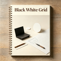 Revista de Estilo de Vida con Diseño Minimalista Bauhaus, Formas de Colores Primarios, Papel Recubierto de Tapa Dura, Impresión Offset