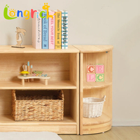Armoire de rangement d'angle moderne en bois pour enfants, mobilier pour tout-petits, préscolaire, crèche, salon, jouets, loisirs créatifs, fournitures