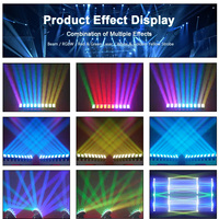 Luz Móvil Giratoria LED RGBW RZ 10X20W con Barra de Anillo DMX para DJ, Discoteca, Escenario, Bodas, Fiestas y Clubes