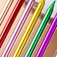 Bougies d'anniversaire au design minimaliste électroplaqué, numéros fins allongés en forme de crayon, bougies courbées en forme de petit ours, flammes colorées