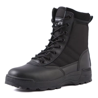 Les fabricants fournissent des bottes de combat et tactiques noires High Top Outdoor Anti-kick Anti-collision Hiking Boots Men and Women
