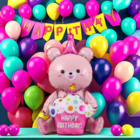 Mylar-Ballons en Mylar pour Décoration de Fête d'Anniversaire, pour Saint Valentin