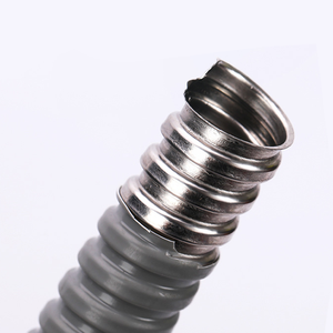 Tuyau métallique <span class=keywords><strong>isolé</strong></span> résistant à la corrosion, recouvert de plastique, en acier inoxydable, <span class=keywords><strong>conduit</strong></span> métallique flexible recouvert de PVC pour la protection des câbles - Product Image 3