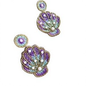 Boucles d'oreilles pendantes bohèmes de haute qualité, fantaisie, plaquées or, en alliage, avec cristaux et strass, bijoux de fête pour femmes, cadeaux de fête - Product Image 3