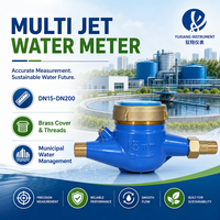 Multijet Super Dry Brass Body R100 & R160 Mechanical Water Meters With Magnetic
