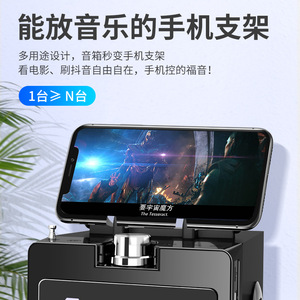 Yayusi T3 <b>Speaker</b> <b>Wireless</b> Subwoofer Portable Rechargeable With Clock Alarm Outdoor Karaoke Use - Product Image 4