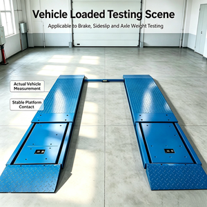 <span class=keywords><strong>Banc</strong></span> d'essai automobile 2 plaques DST 3T intégré pour pesée d'essieu, freinage et test <span class=keywords><strong>de</strong></span> glissement latéral pour station d'inspection automobile - Product Image 2