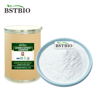 Poudre d'extrait de racine de réglisse de qualité cosmétique BSTBIO 98% Liquiritine en poudre