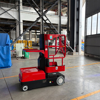Tragbarer Vollelektrischer Kommissionierer FOP3 4m Hubplattform 150kg Person+90kg Frachtlast Lager-Logistik Kommissioniermaschine