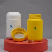 170ml 230ml pharmaceutique pilule capsule médecine médicaments HDPE plastique emballage pot usine