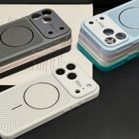 Coque de téléphone à fenêtre large contrastée pour dissipation thermique, anti-chute et magnétique, pour iPhone 18 17 16 Pro Max