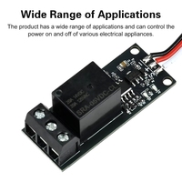 Interrupteur de relais électronique PWM DC 5-18V avec télécommande pour avion RC, contrôleur de feux de navigation pour modèles DIY, interrupteurs marche/arrêt