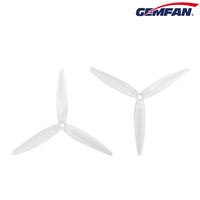 Hélices de drone FPV Gemfan de haute qualité à trois pales, 2 paires, 7040-3, pour la course en freestyle