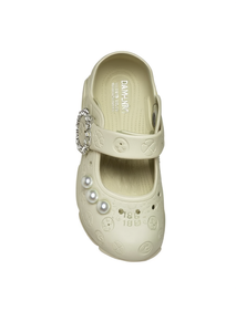 DAMHUNG Zoccoli Mary Jane con perle Taglia 25 Scarpe estive morbide e leggere per donne e ragazze - Product Image 1